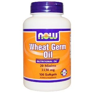 Wheat Germ Oil 20 Minims (100 softgels) NOW Foods